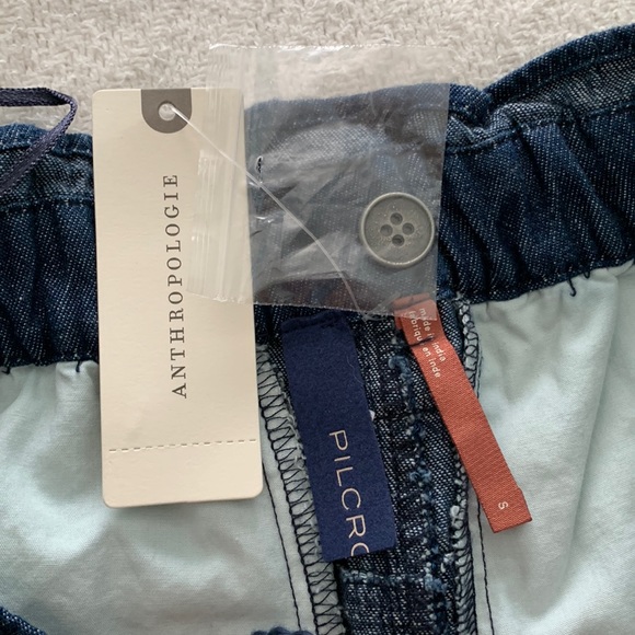 Anthropologie denim skirt with embroidery details - Never worn NWT size S - Picture 4 of 5